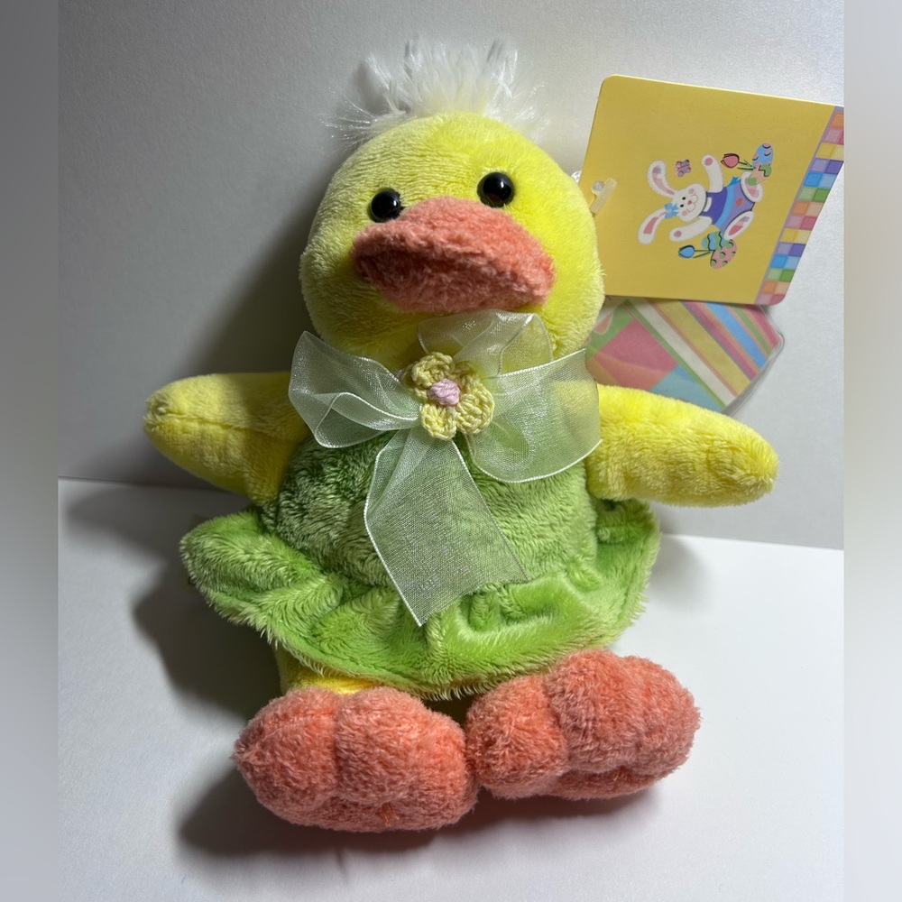 8” Easter duck plush